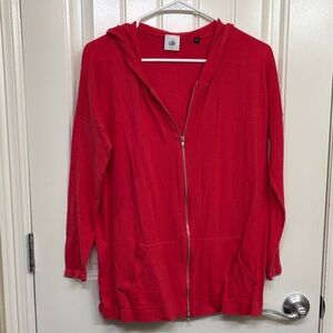 Cabi Red Zip-Up Hoodie